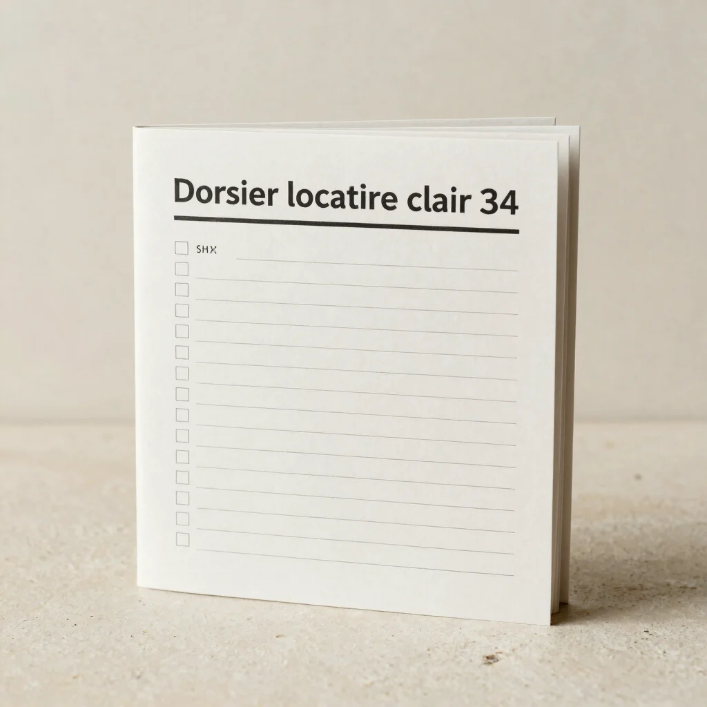 Dossier locataire clair